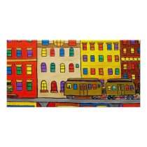 Childhood Bronx 6 by Piliero Personalized Photo Card