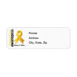 Childhood Cancer Awareness 5 Return Address Label