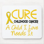 Childhood Cancer Awareness CURE Mouse Pad