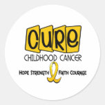 Childhood Cancer Awareness CURE Stickers