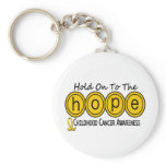 Childhood Cancer Awareness HOPE 6 Keychain