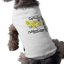 Childhood Cancer Awareness Month Butterfly 3.1 Pet Tee