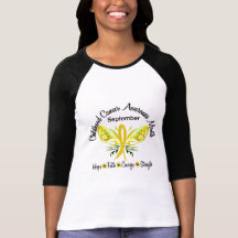 Childhood Cancer Awareness Month Butterfly 3.2 T-shirts