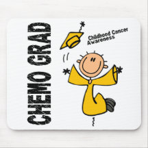 Childhood Cancer CHEMO GRAD 1 Mouse Pads