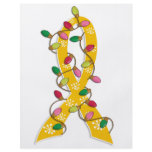 Childhood Cancer Christmas Lights Ribbon Full Color Flyer