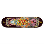 Childhood Cancer Cross & Heart Skate Board