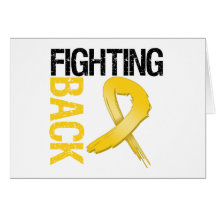 Childhood Cancer Fighting Back Greeting Cards