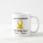 Childhood Cancer I Support My Granddaughter Mugs