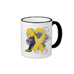 Childhood Cancer Sucks (Boy) Coffee Mugs