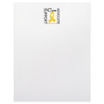 Childhood Cancer Support Advocate Cure Customized Letterhead