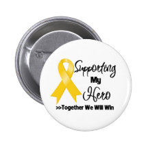 Childhood Cancer Supporting My Hero Pins