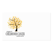 Childhood Cancer Tree Business Card