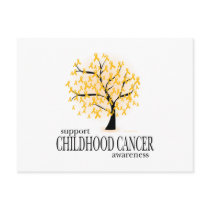 Childhood Cancer Tree Post Cards