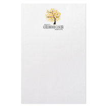 Childhood Cancer Tree Personalized Stationery