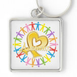 Childhood Cancer Unite in Awareness Keychain
