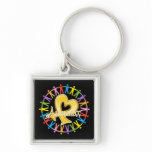Childhood Cancer Unite in Awareness Keychain