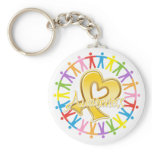 Childhood Cancer Unite in Awareness Key Chain