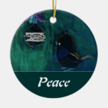 Childhood Christmas Fantasy/ Peace Ornament