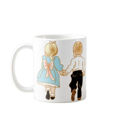 Childhood Playmates Coffee Mugs by White_Wedding