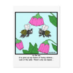 Childless: Bee cartoon postcards