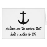 Children Anchor Mothers cards