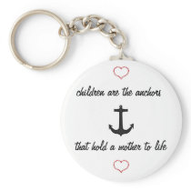 Children Anchor Mothers Key Chain