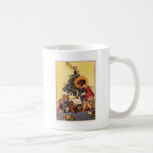 Children At Christmas Tree Coffee Mug