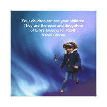 Children by Kahlil Gibran Stretched Canvas Prints