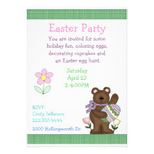 Children Easter Party Invitation
