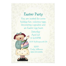 Children Easter Party Invitation