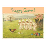 Children in Bunny Suits Postcard