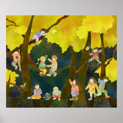 Children in Heaven Print by daphne1024