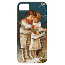 Children in white iPhone 5 cases
