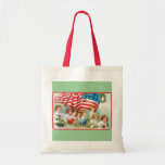 Children Marching with Flag Canvas Bag