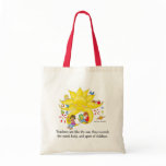 Children Matter - Teachers Care by Vera Trembach Tote Bag