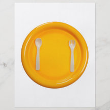 Children meal time full color flyer