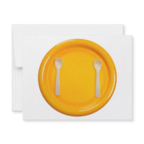 Children meal time custom invites