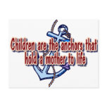 children mothers anchor to life postcards
