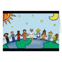 Children of the World Greeting Card