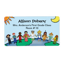 Children of the World Multi-Purpose Label
