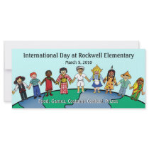 Children of the World Rack Card Template