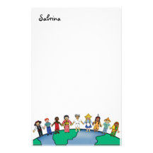 Children of the World Stationery