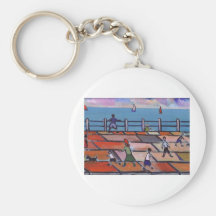 CHILDREN ON A PROMENADE KEY CHAIN