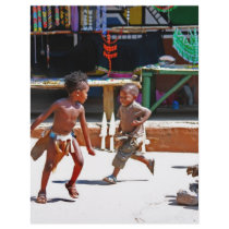 Children Playing Letterhead