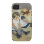 Children Playing on the Beach by Mary Cassatt Case-Mate iPhone 4 Cover