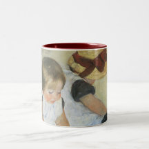 Children Playing on the Beach by Mary Cassatt Mug