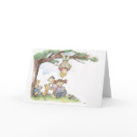 Children reading books cards