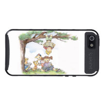 Children reading books iPhone 5 covers