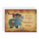 CHILDREN WITH CHRISTMAS GIFTS - CUSTOM INVITATION