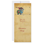 CHILDREN WITH CHRISTMAS GIFTS - PERSONALIZED INVITATIONS